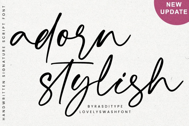 adorn stylish Font Download