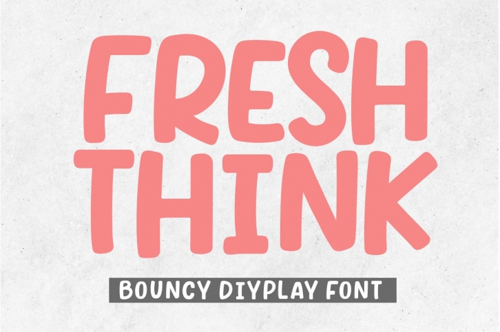 fresh think Font Download