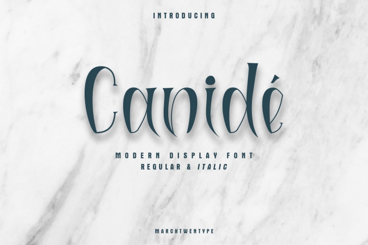 Canidu00e9 Font Download