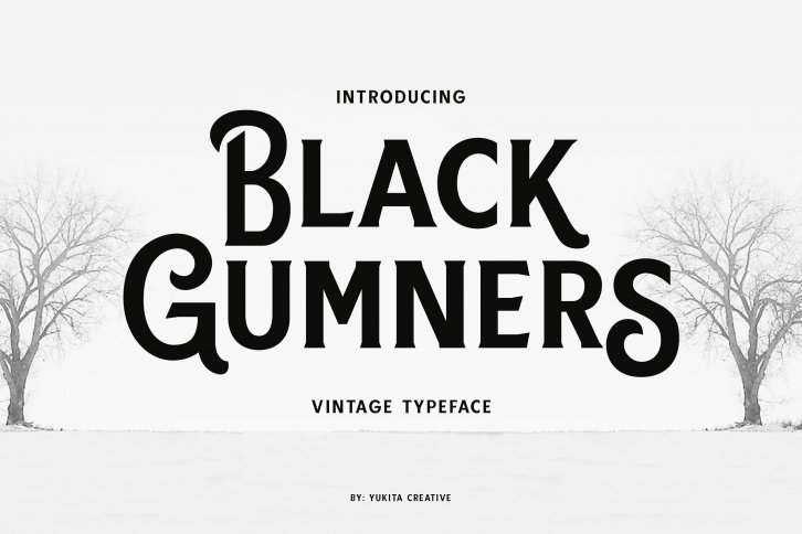 Black Gumners Font Download