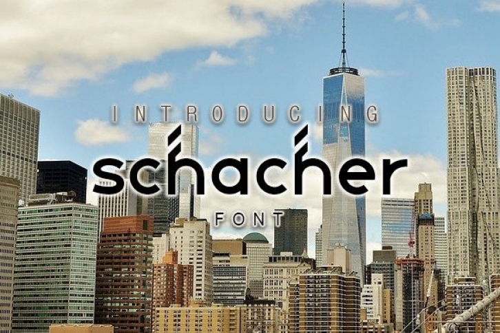Schacher Font Download