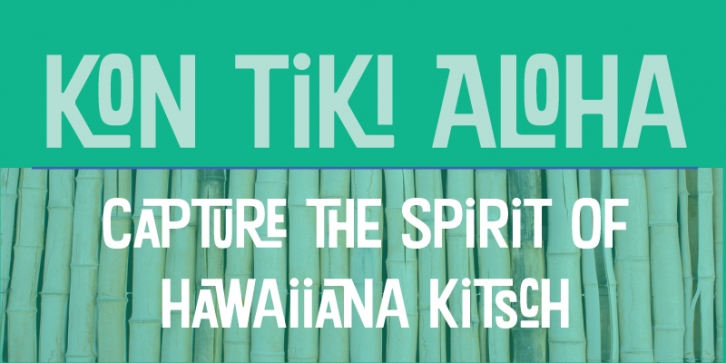 Kon Tiki Aloha JF Font Download