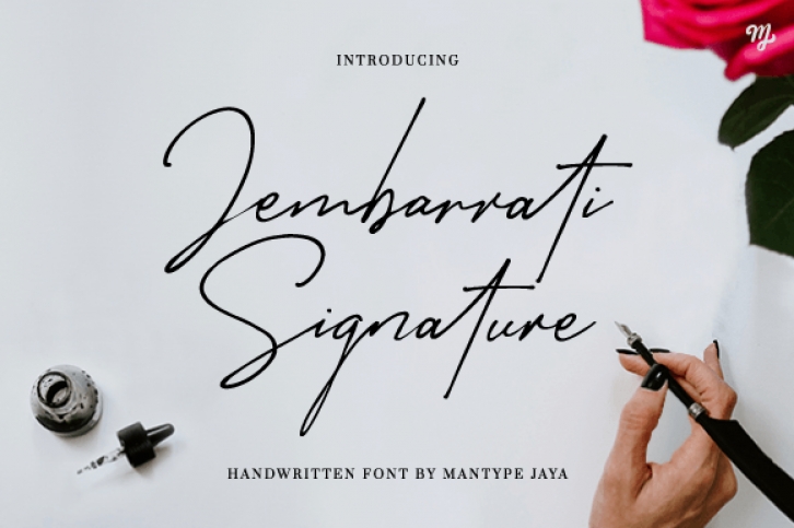 Jembarrati Signature Font Download
