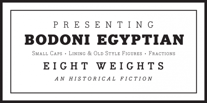 Bodoni Egyptian Pro Font Download