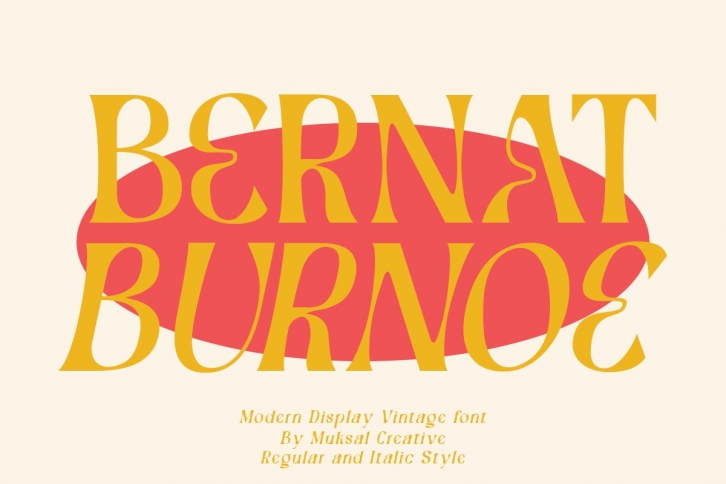 Bernat Burnoe Font Download