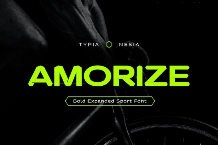 Amorize - Modern Sport Tech Expanded Sans Serif Font Download