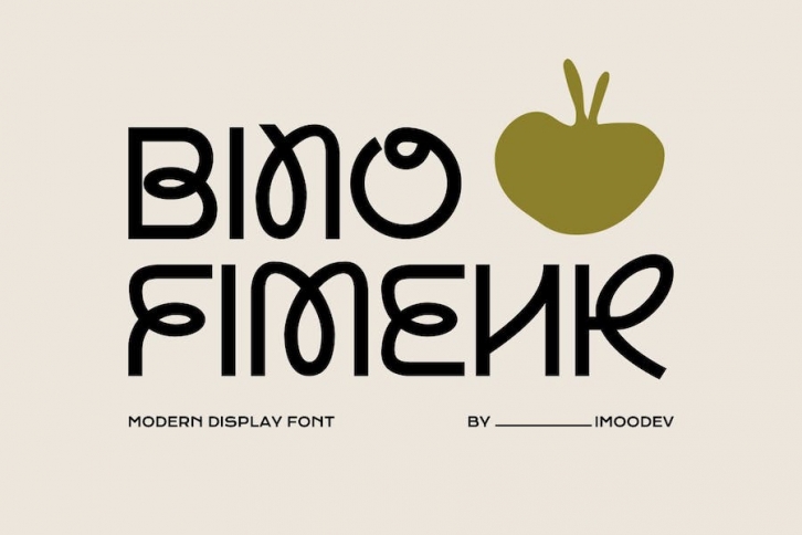Bino Fimenk - Modern Typography Fonts Font Download