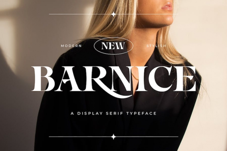 Barnice - A Display Serif Typeface Font Download