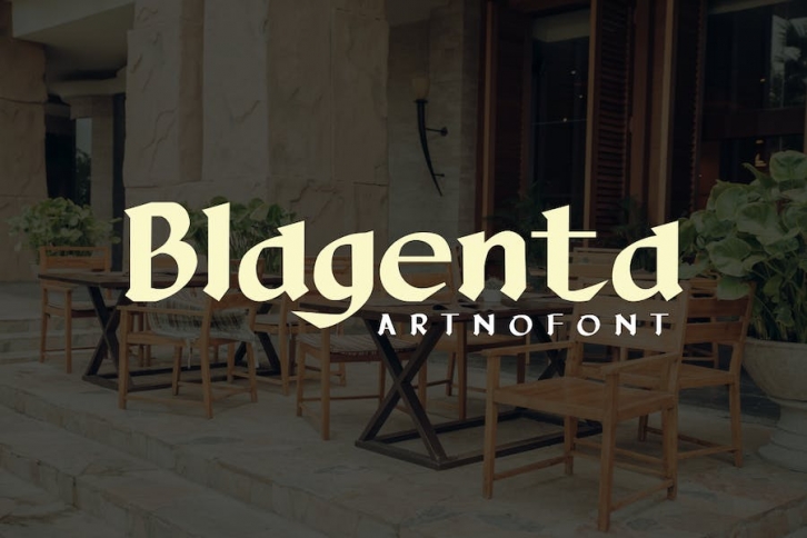 Blagenta - Serif Font Font Download