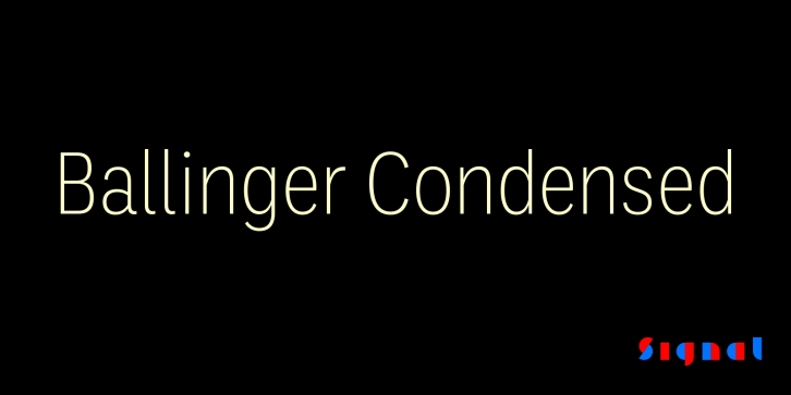 Ballinger Condensed Font Download