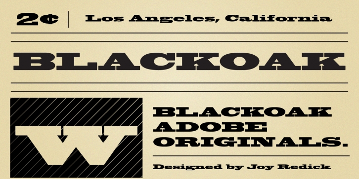 Blackoak Font Download