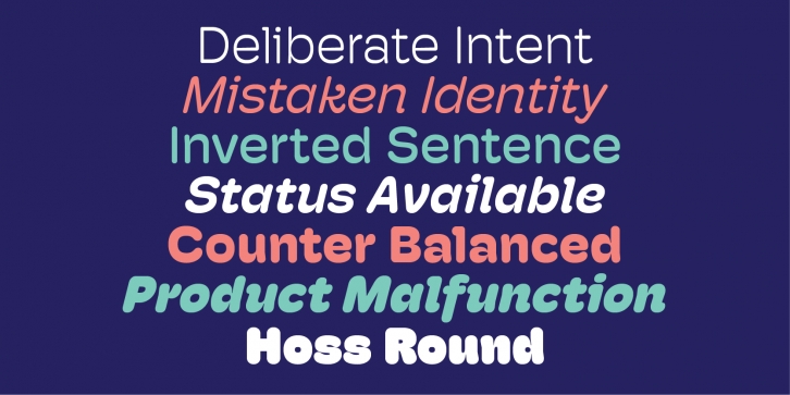 Hoss Round Font Download