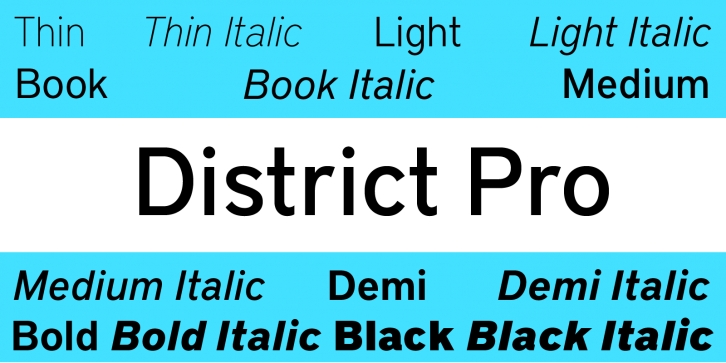 District Font Download