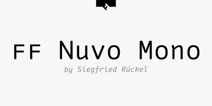 FF Nuvo Mono Font Download