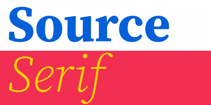 Source Serif Font Download