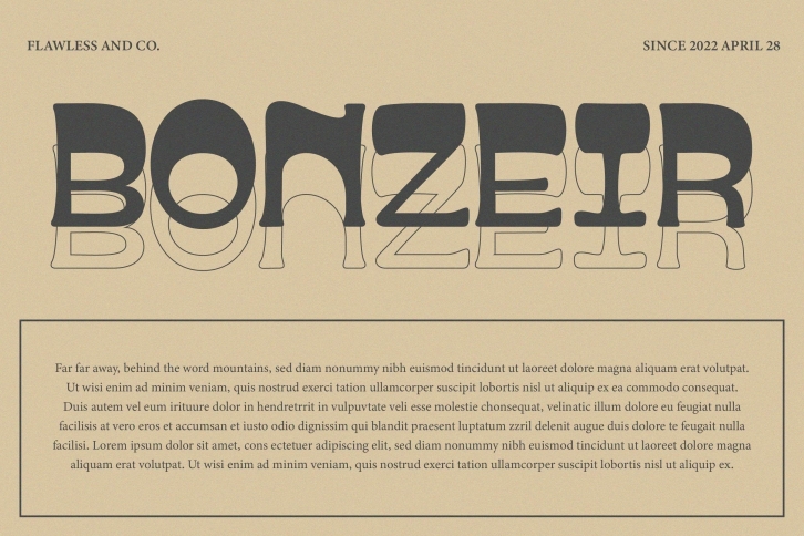 Bonzeir Font Download