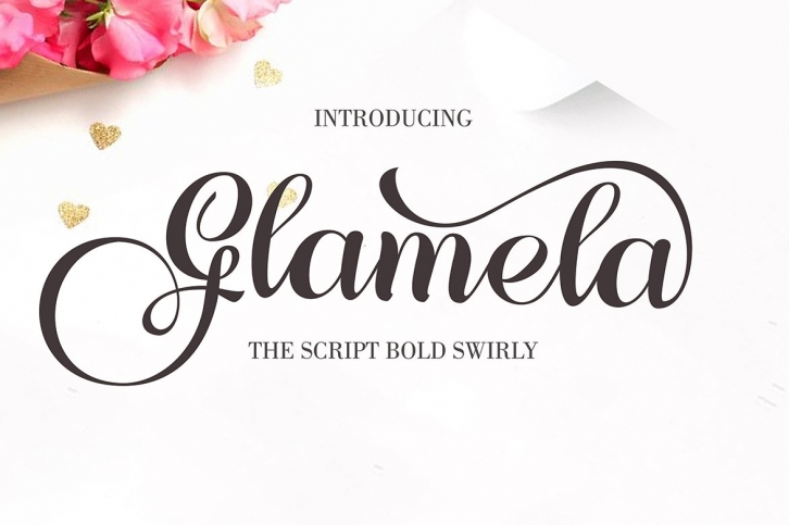 Glamela Script Font Download