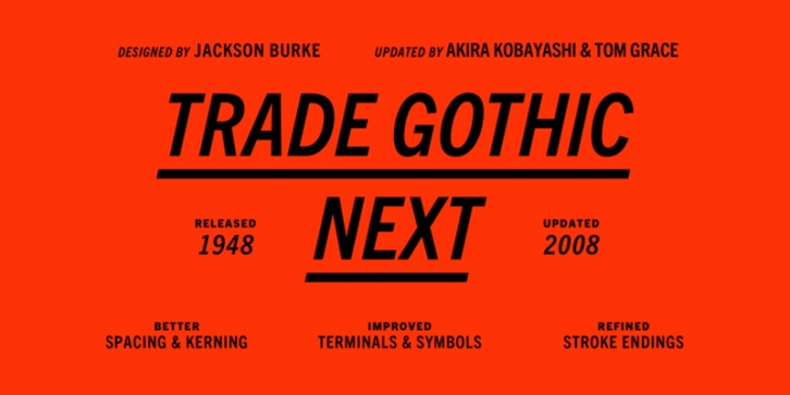 Trade Gothic Next Font Download