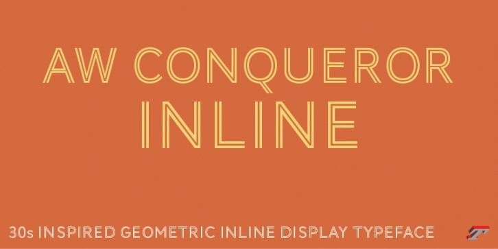 AW Conqueror Inline Font Download