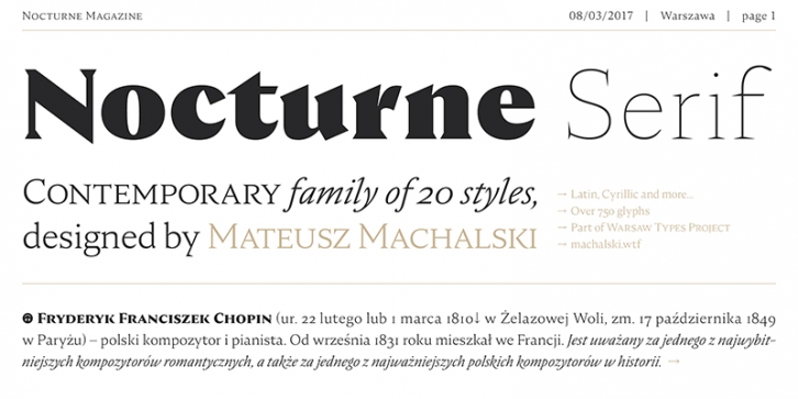 Nocturne Serif Font Download