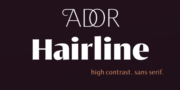 Ador Hairline Font Download