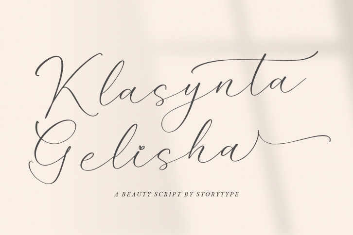 Klasynta Gelisha Font Download