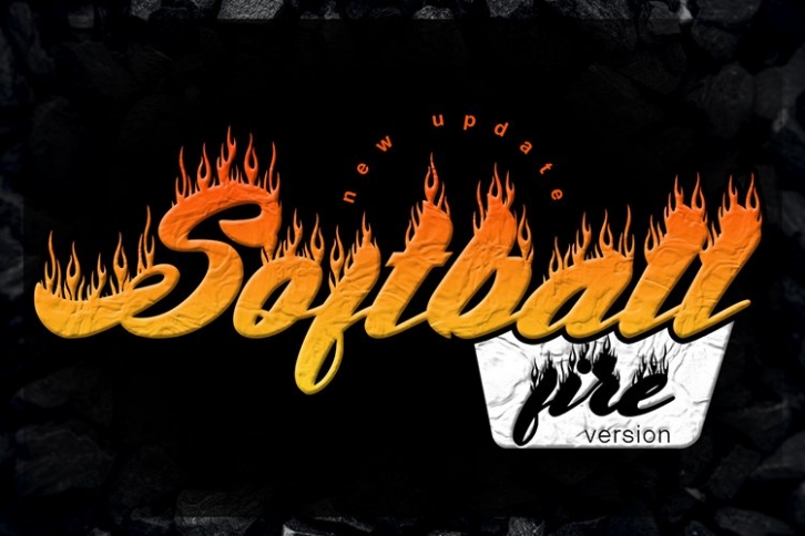 Softball Fire Font Download