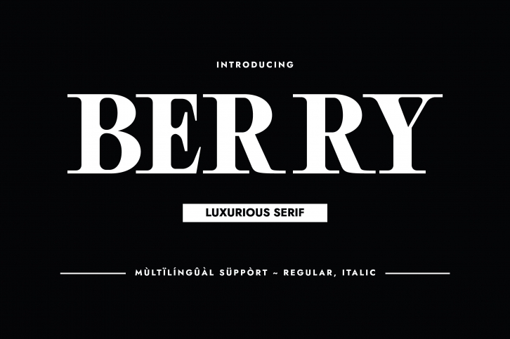 Berry Font Download