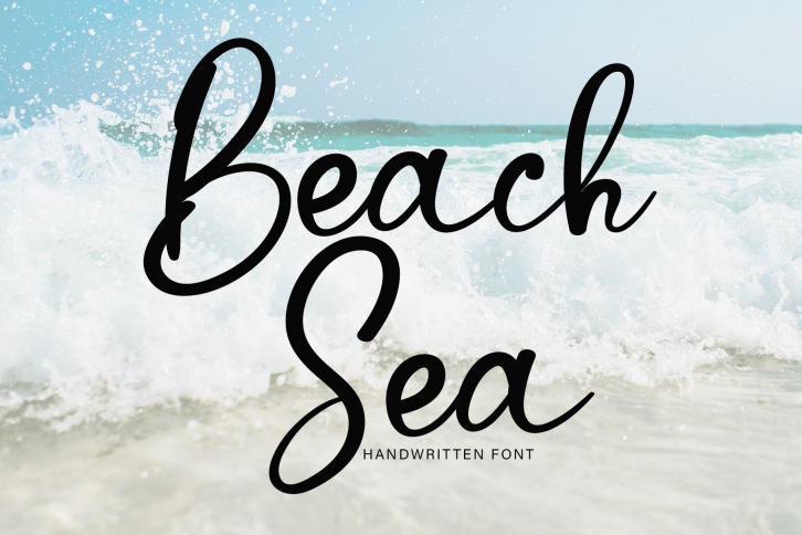 Beach Sea Font Download