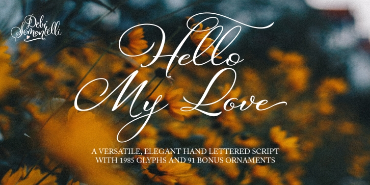 Hello My Love Font Download