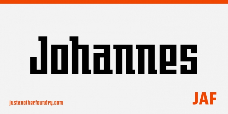 JAF Johannes Font Download