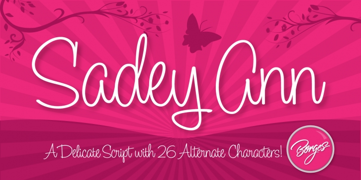 Sadey Ann Font Download