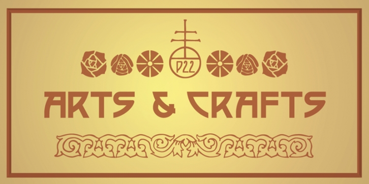 P22 Arts and Crafts Font Download
