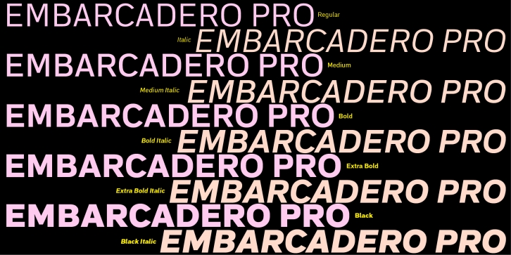 MVB Embarcadero Pro Font Download