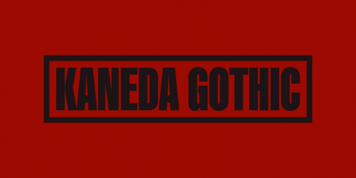 Kaneda Gothic Font Download