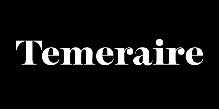 Temeraire Font Download