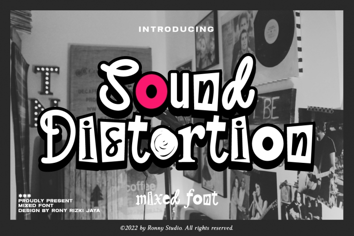 Sound Distortion Font Download