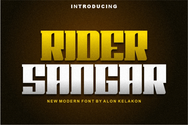 Rider Sangar Font Download