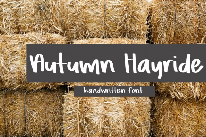 Autumn Hayride Handwritten Font Download