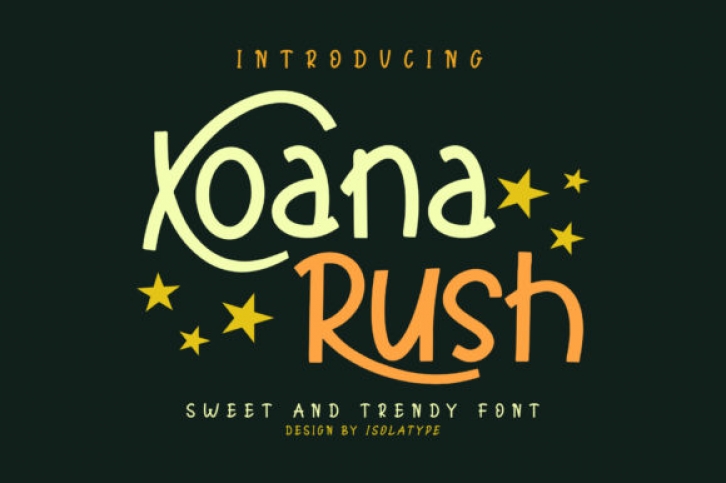 Xoana Rush Font Download