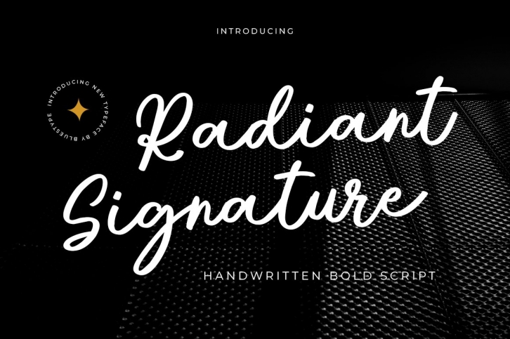 Radiant Signature Font Download