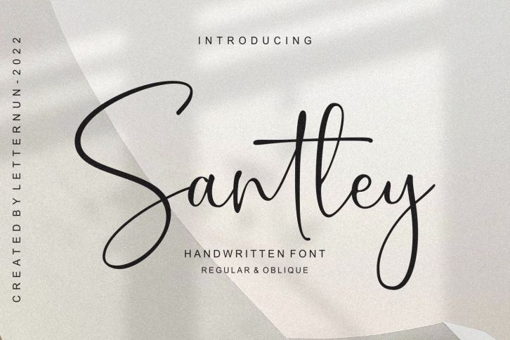 Santley Font Download