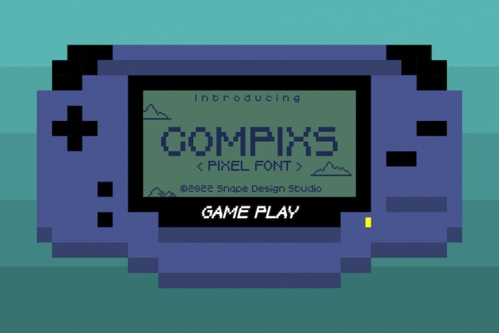 Compixs - Pixel Font Font Download