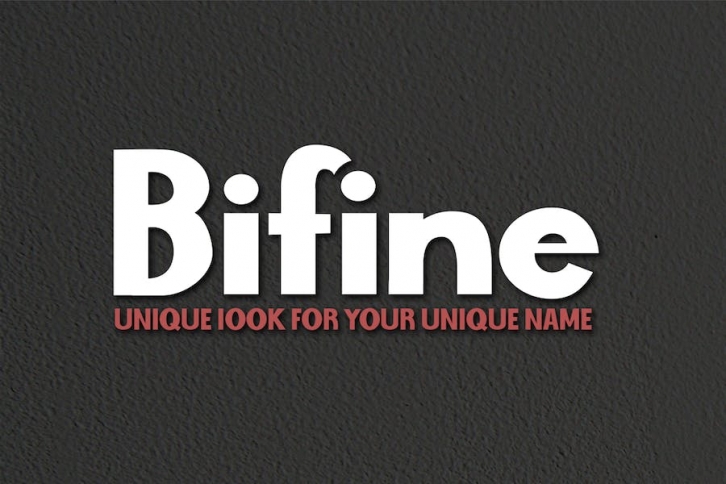 Bifine - Sans Serif Font Font Download