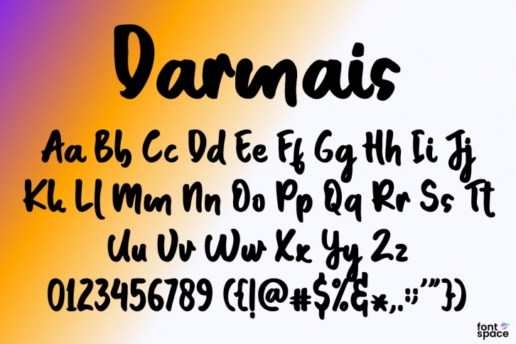 Darmais Brush Font Download