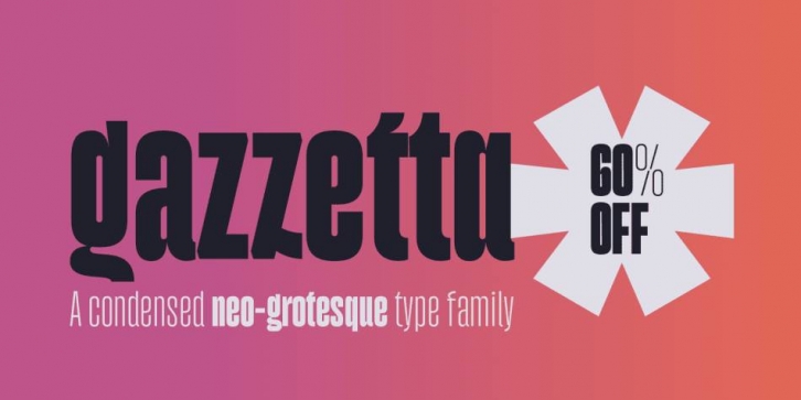 Gazzetta Font Download