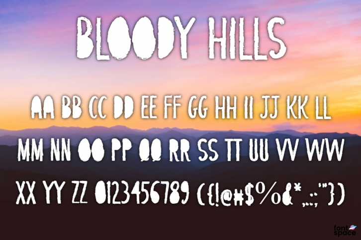 Bloody Hills Font Download