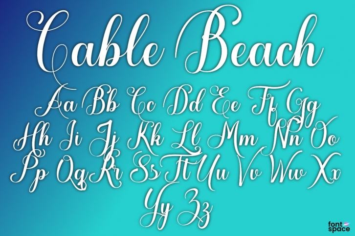 Cable Beach Scrip Font Download
