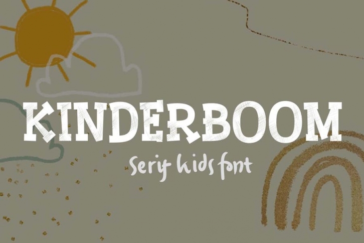 Kinderboom - Kids Font Font Download