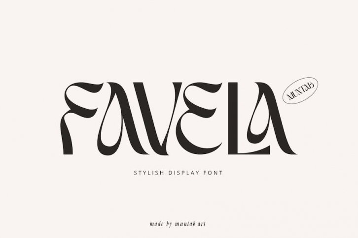 Favela | Stylish Display Font Download